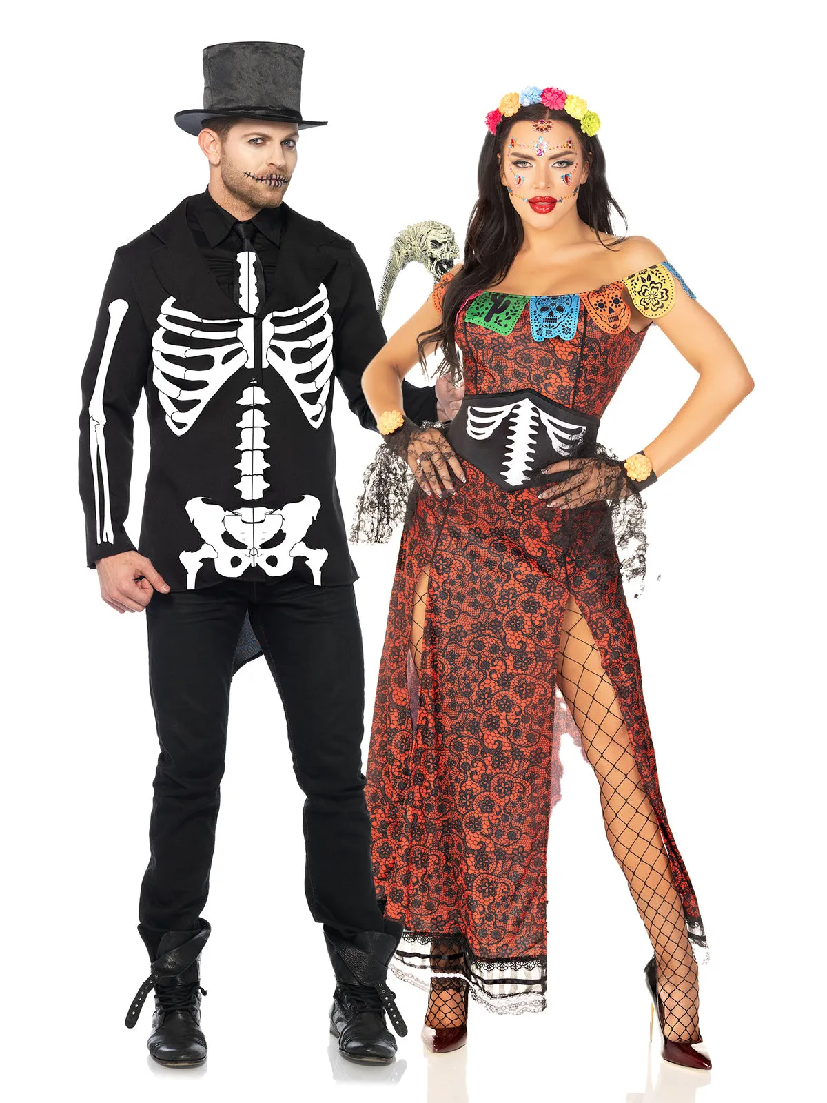Men's Bone Daddy Skeleton Costume