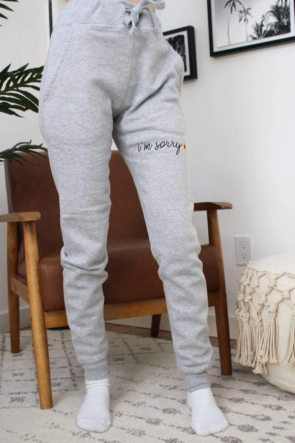 Mia Maples Signature 'I'm Sorry' Joggers