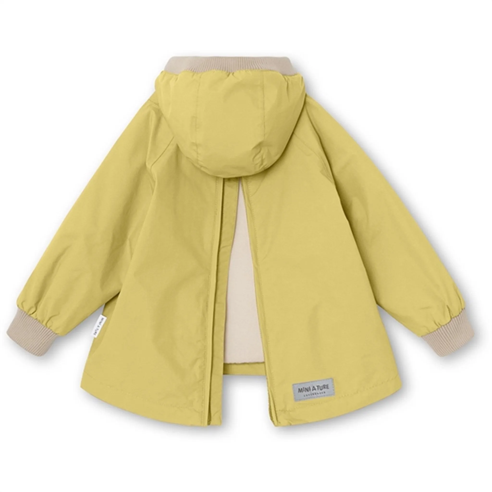 MINI A TURE Baby Vito Spring Anorak m/Fleece Lining Dusky Citron