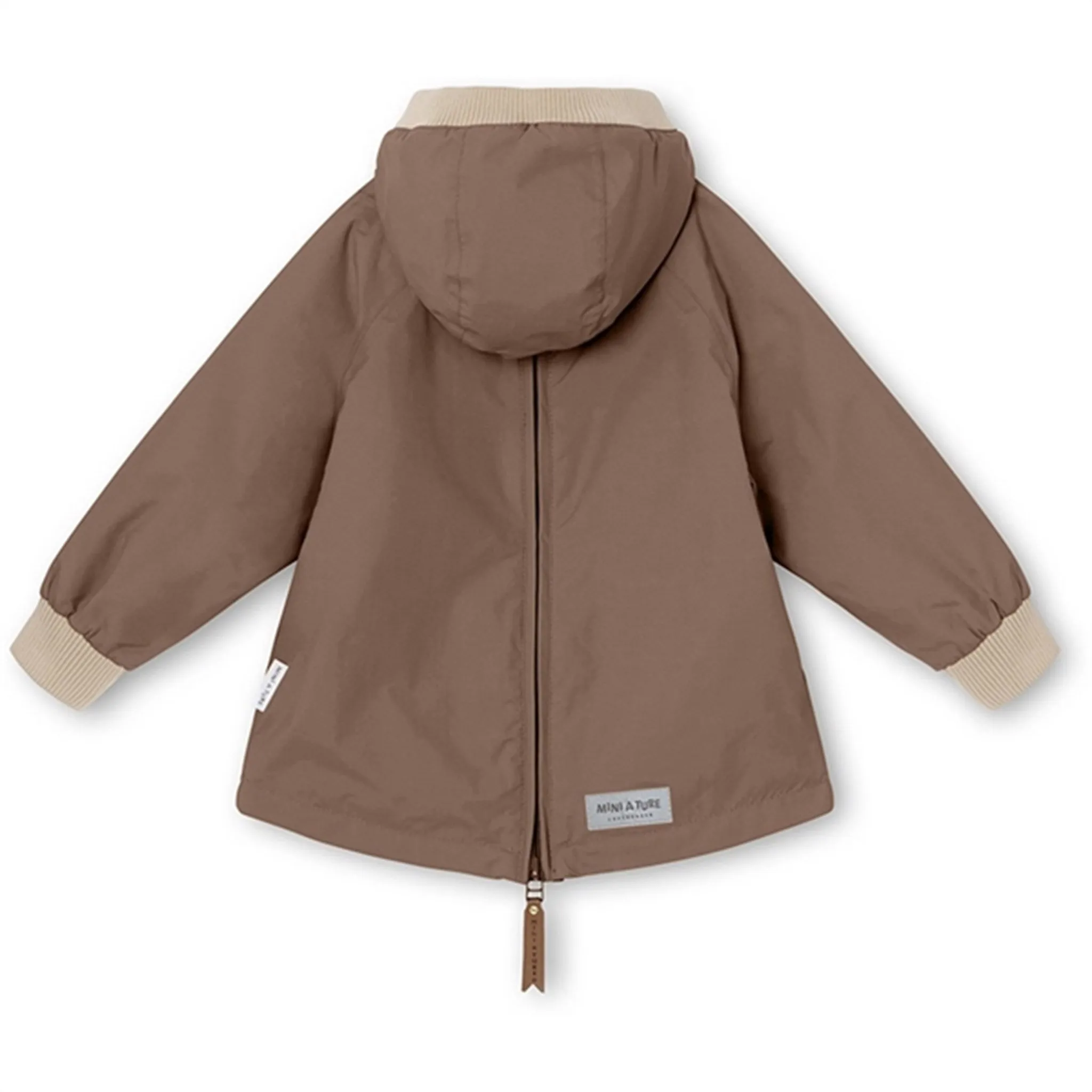 MINI A TURE Baby Vito Spring Anorak w/Fleece Lining Brownie