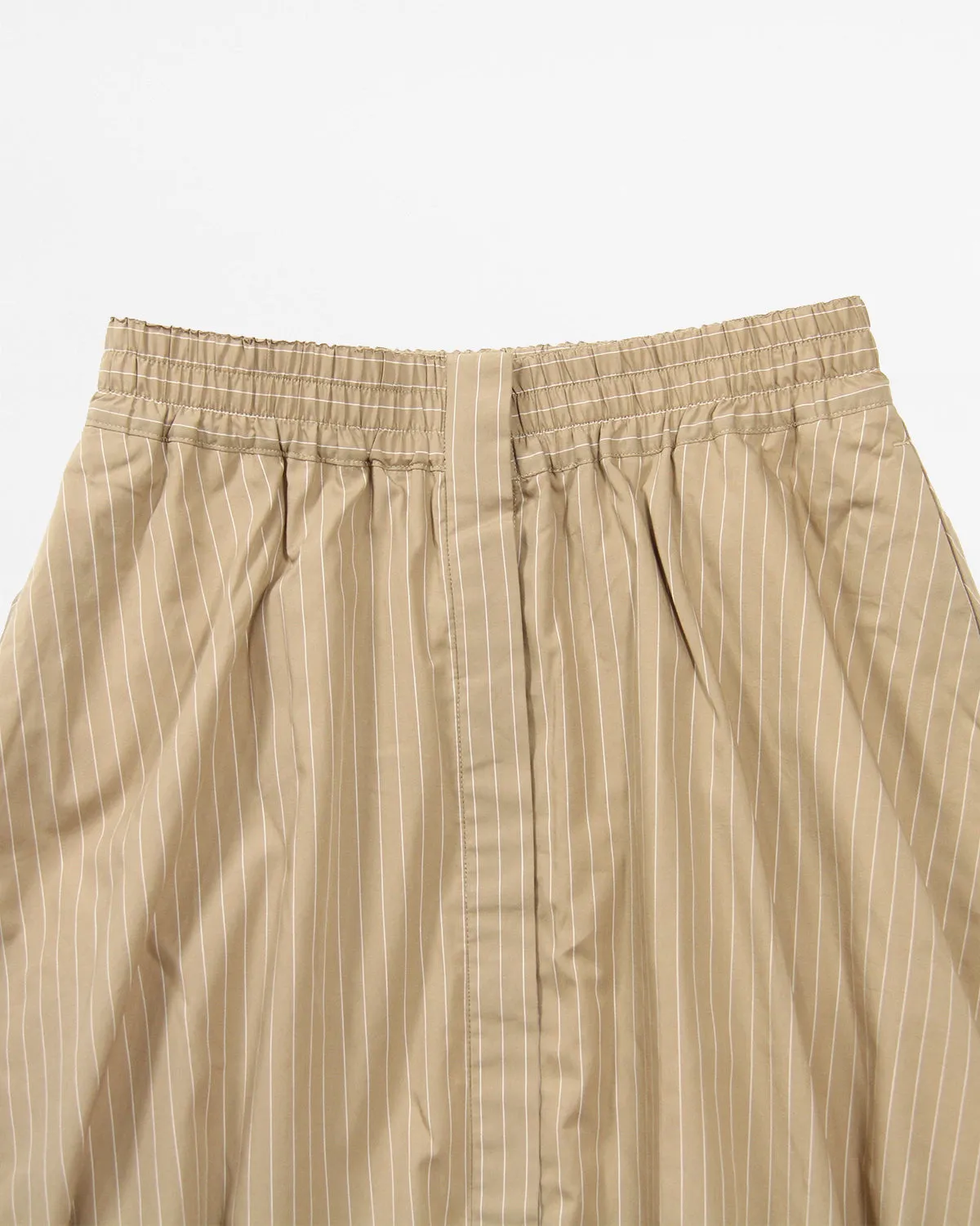 Mini Stripe Skirt - Beige W