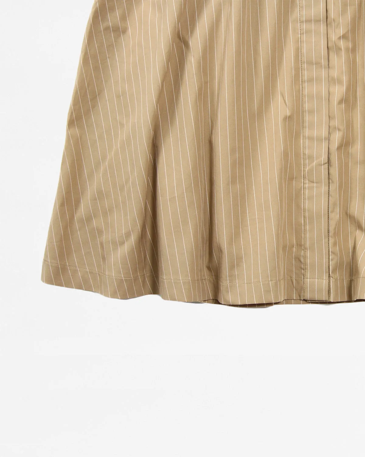 Mini Stripe Skirt - Beige W