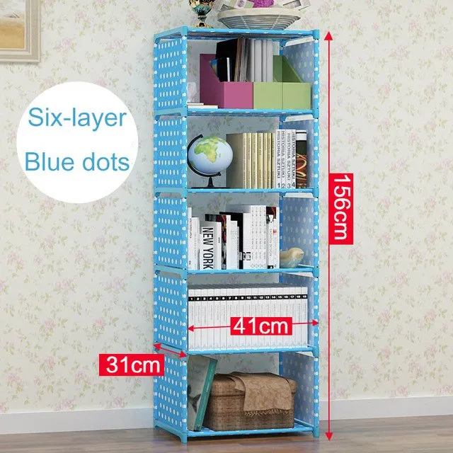 Multifunctional simple bookshelf