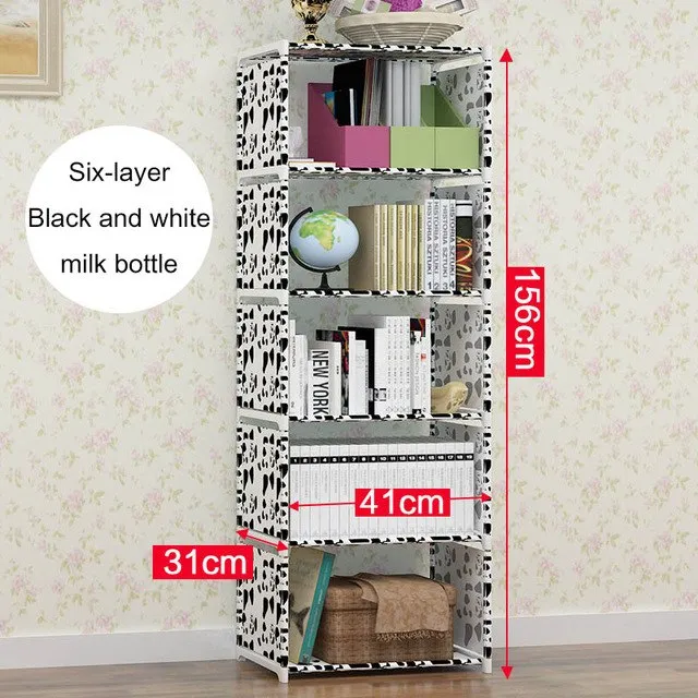 Multifunctional simple bookshelf