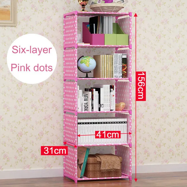 Multifunctional simple bookshelf