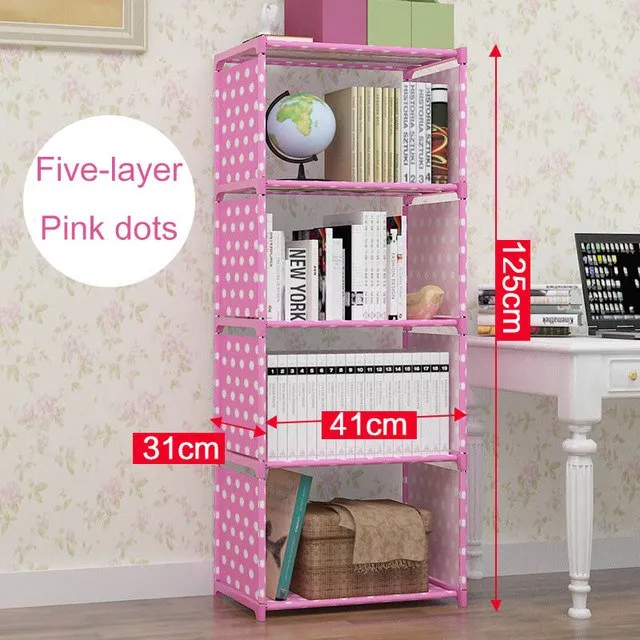 Multifunctional simple bookshelf