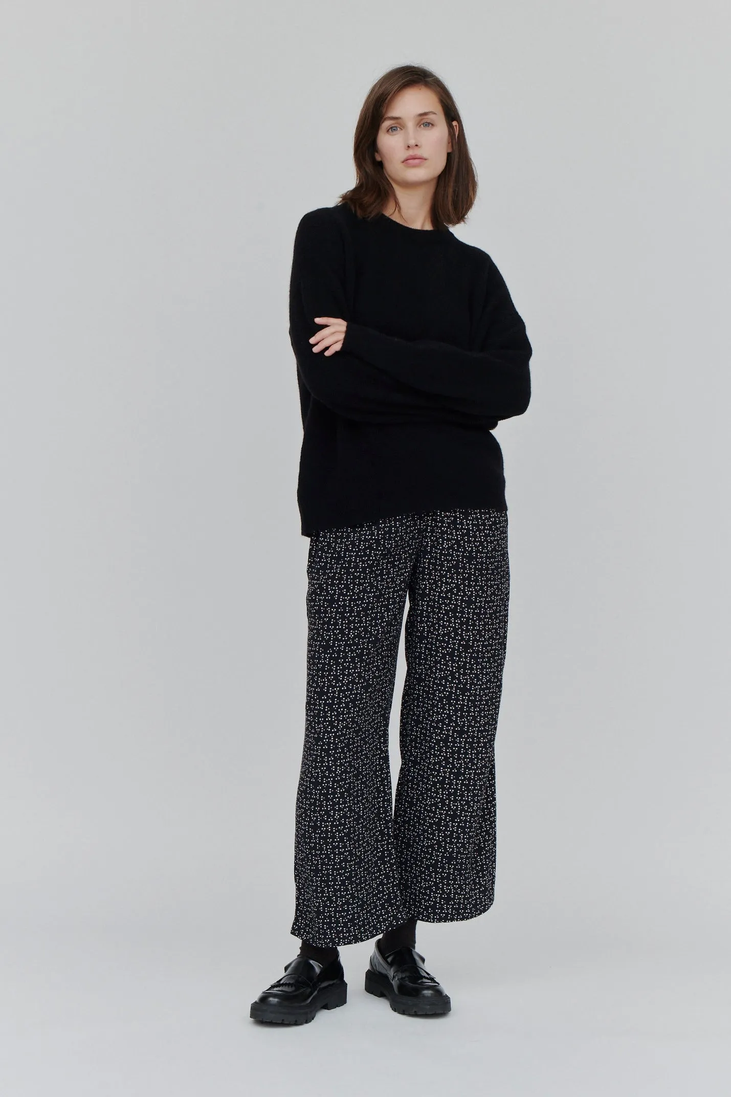Nella Pants - Pixel Print Black