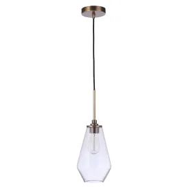 Nimbus 1 Light Pendant - Brass