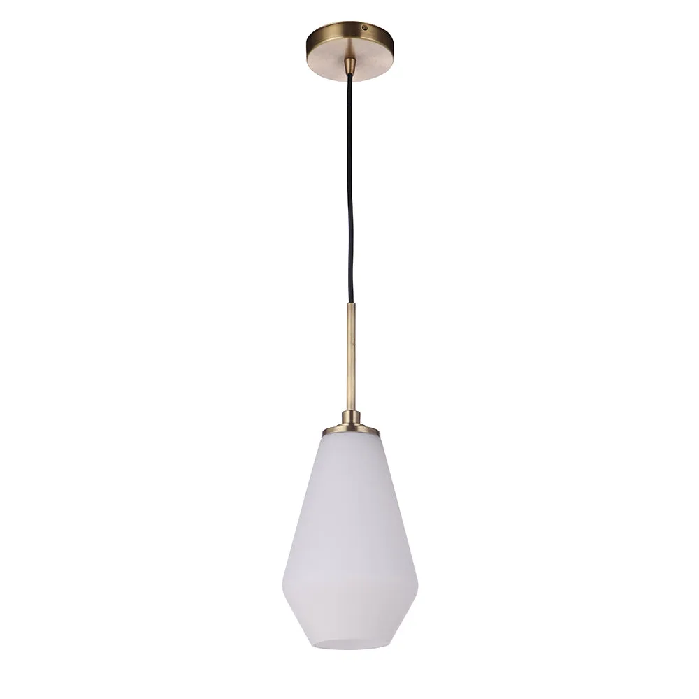 Nimbus II 1 Light Pendant - Brass
