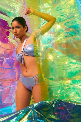 On shore metallic bikini set