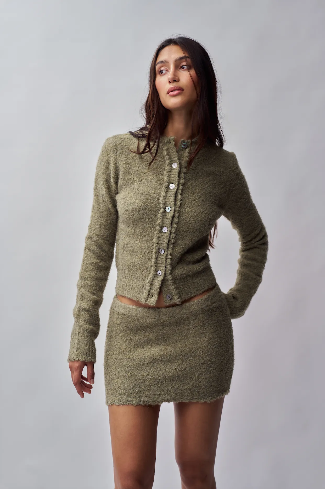 Palmyra Knit Mini Skirt