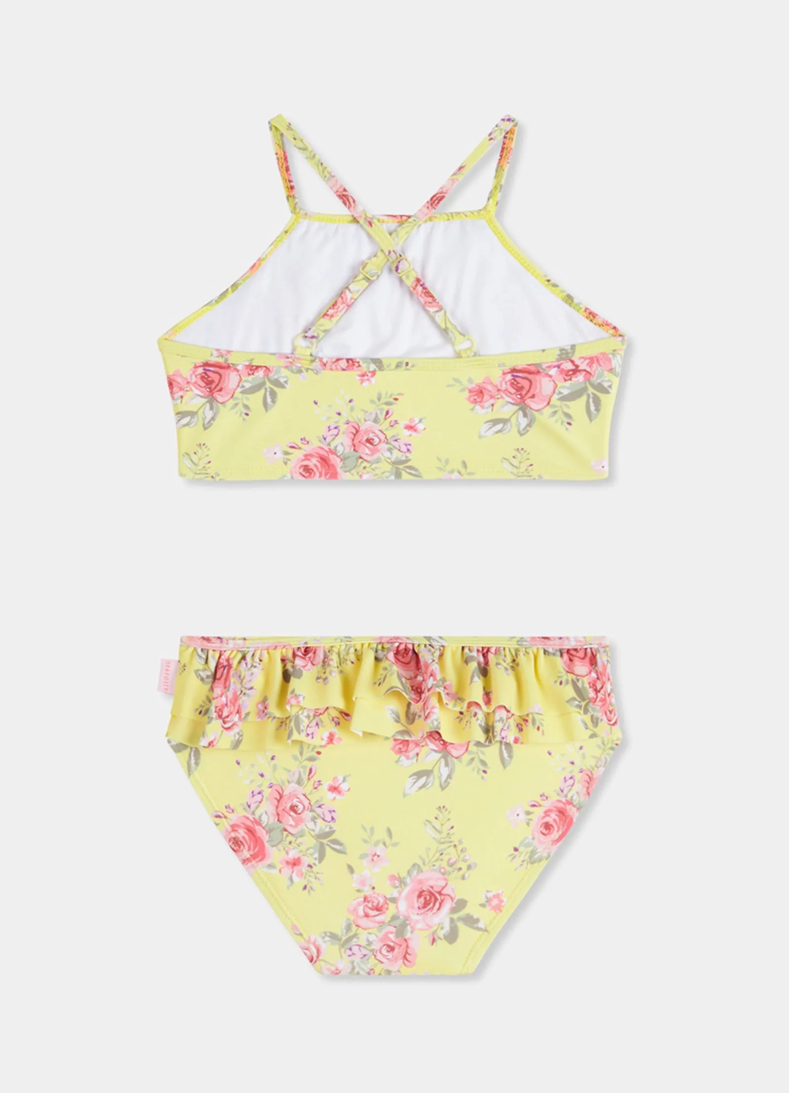 Paradise Garden Girls Multi Ruffle Bikini - Floral