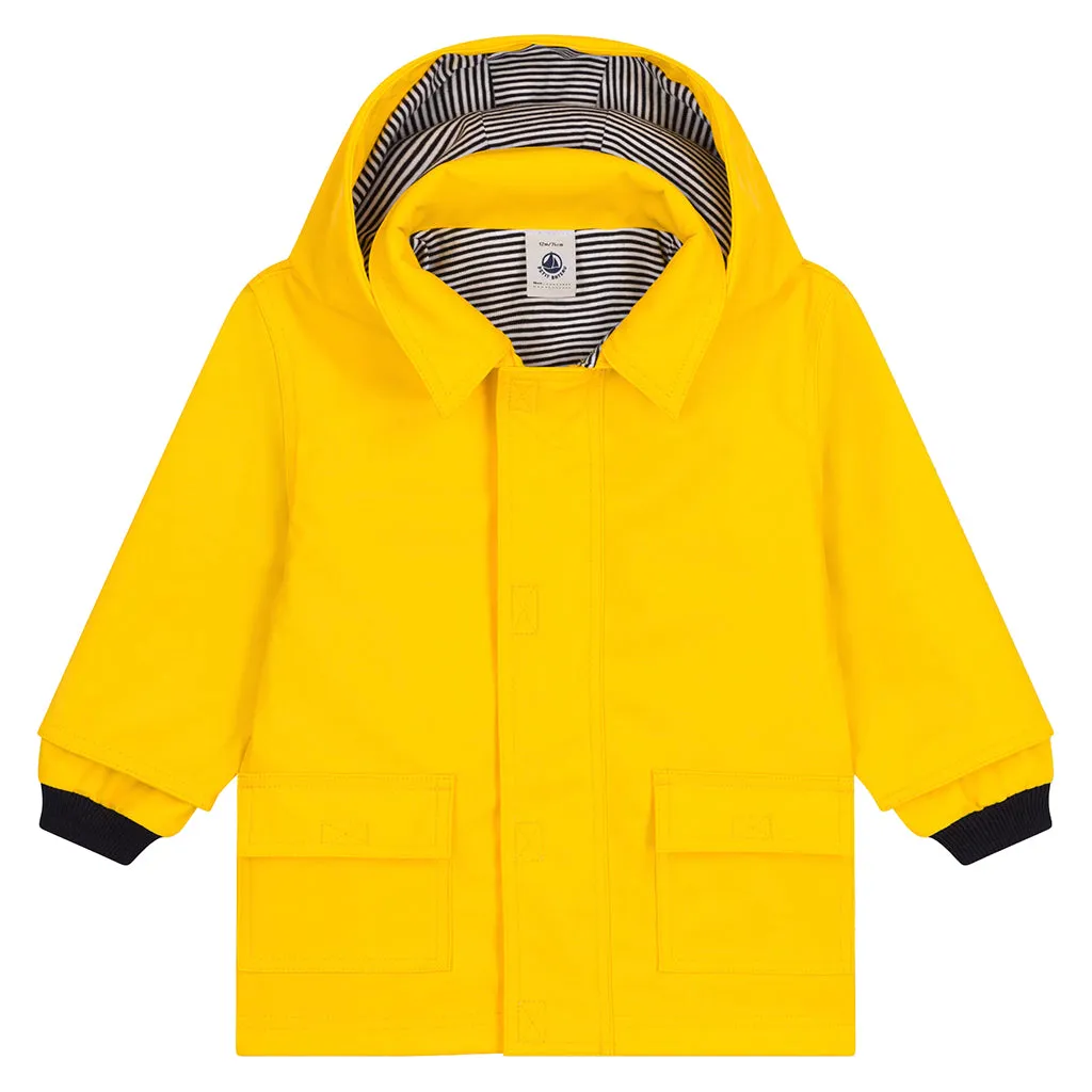 Petit Bateau Baby Iconic Raincoat Yellow