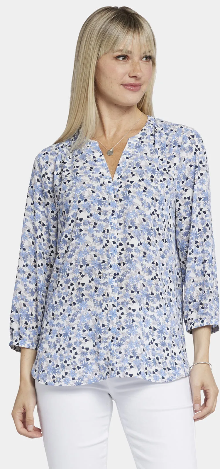 Pintuck Blouse Bloemenprint | Calle Canyon