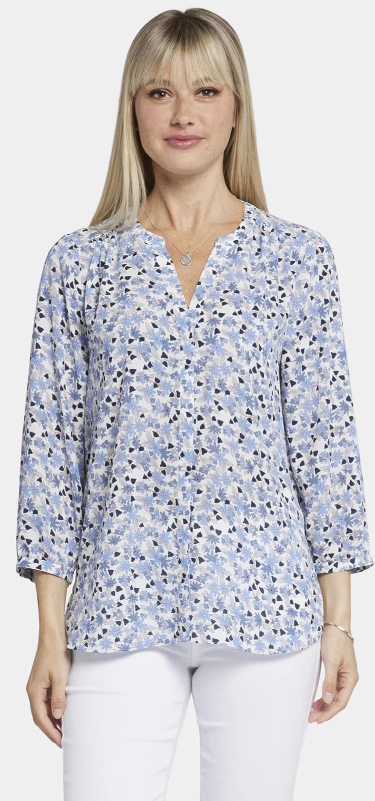 Pintuck Blouse Bloemenprint | Calle Canyon