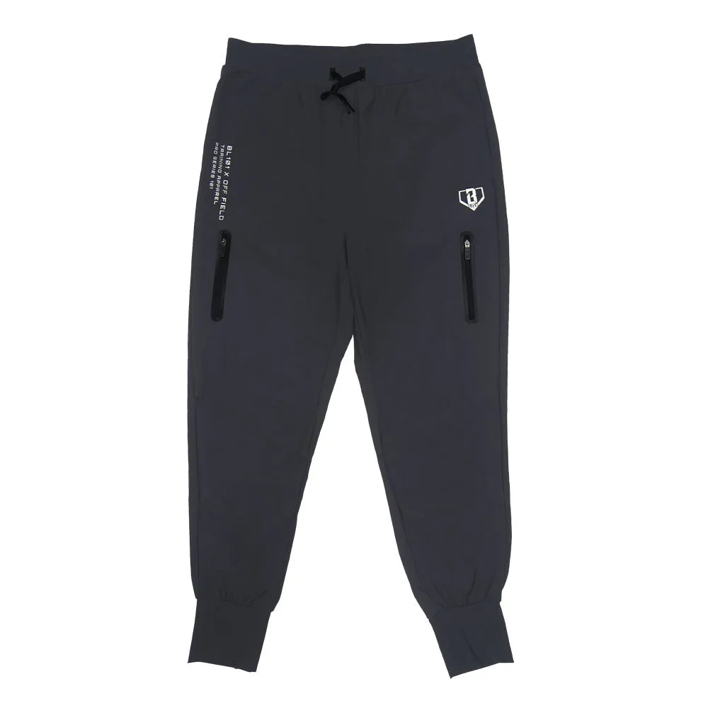 Mens Performance Gray Joggers with Long Cuffs for Enhanced Mobility and Comfort