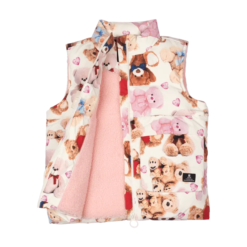 Rock Your Baby Teddy Padded Vest With Lining