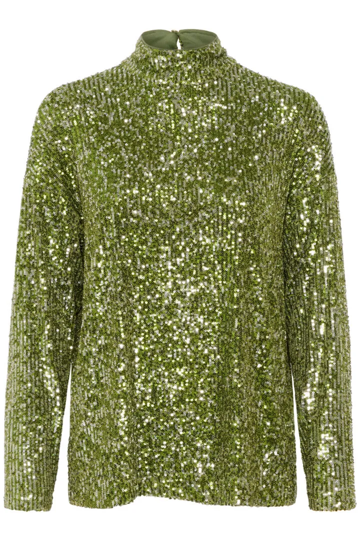 Saint Tropez Reyana Blouse Calla Green
