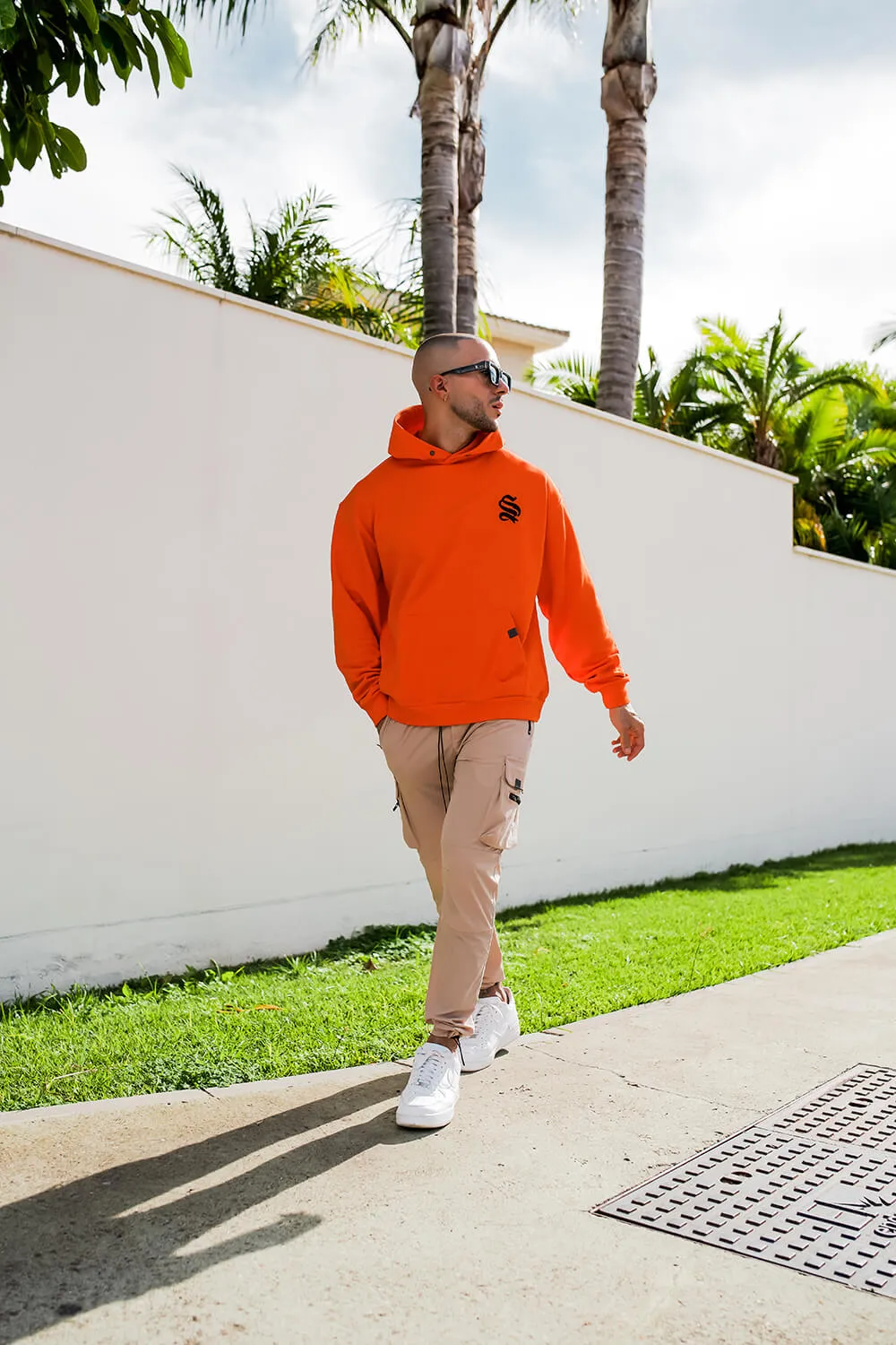 Script Core Hoodie - Orange/Black