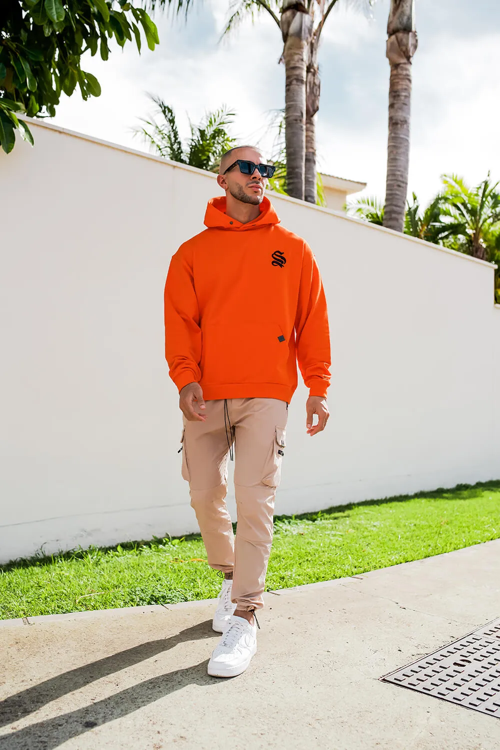 Script Core Hoodie - Orange/Black