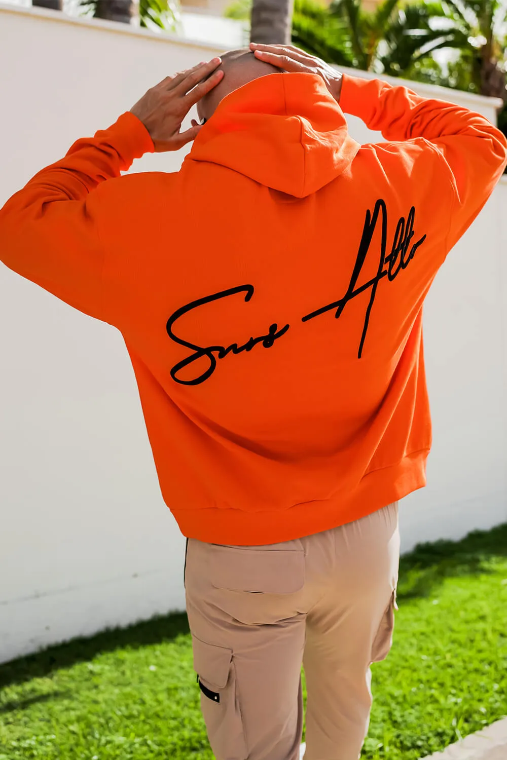 Script Core Hoodie - Orange/Black