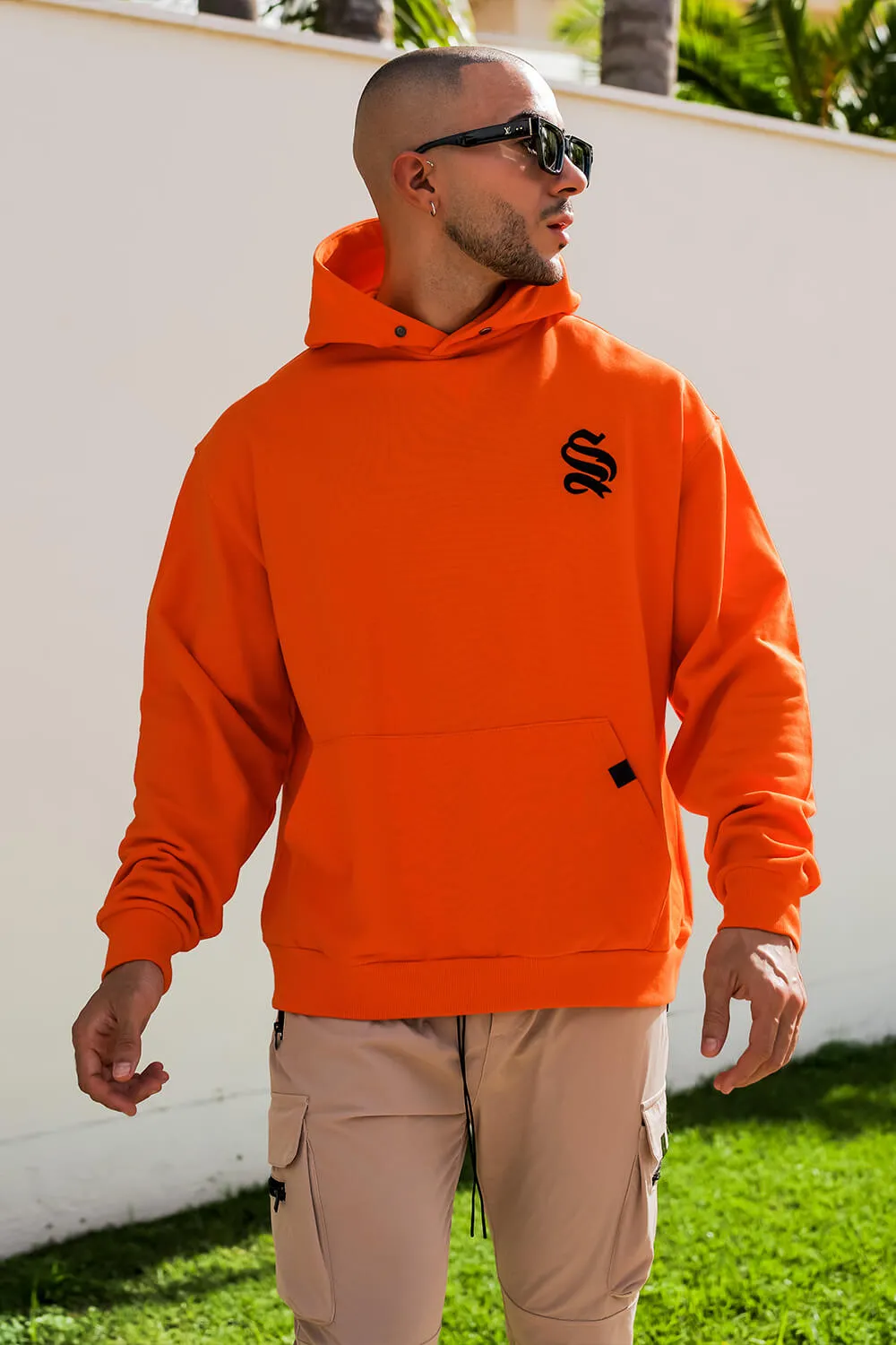 Script Core Hoodie - Orange/Black