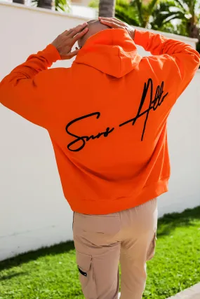 Script Core Hoodie - Orange/Black