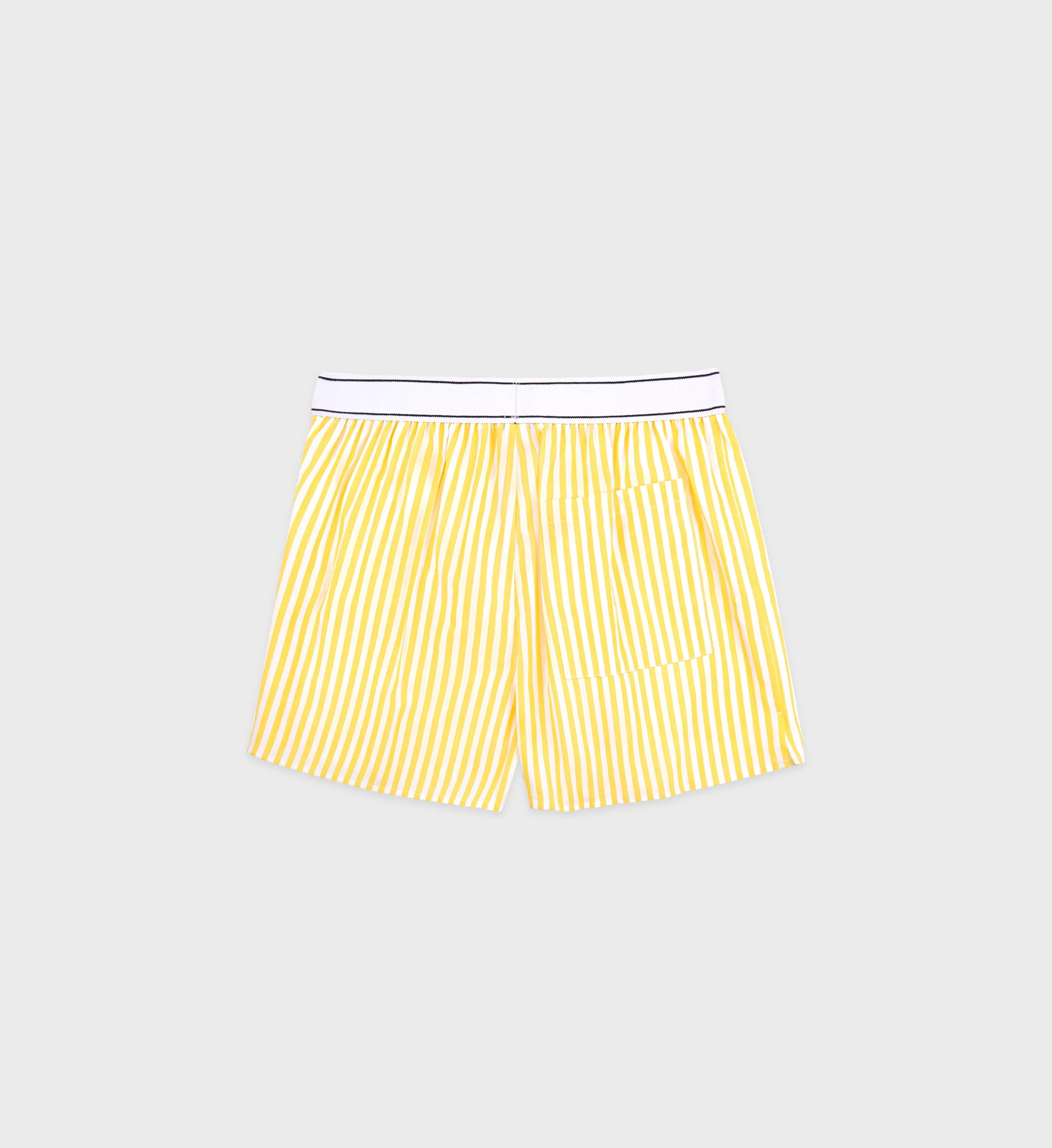Serif Logo Boxer Short - Yellow Striped