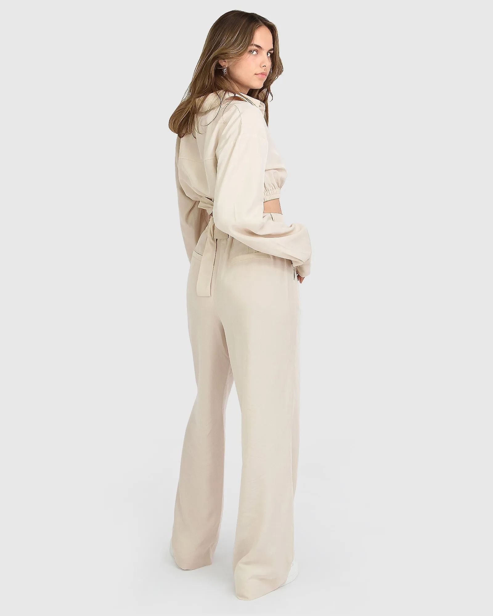 State of Play Wide Leg Pant - Sand