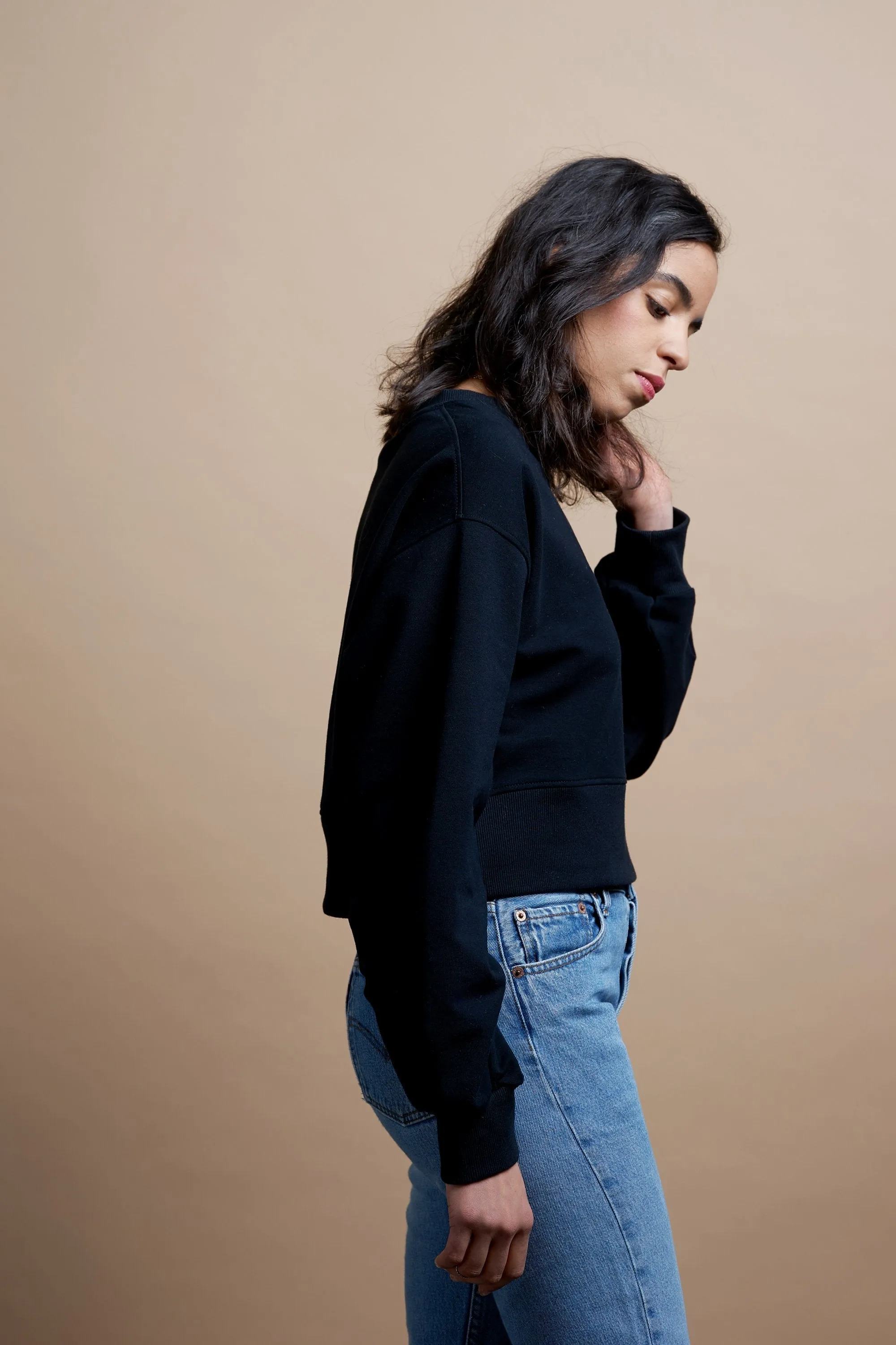 sweater black <br> by Cossac