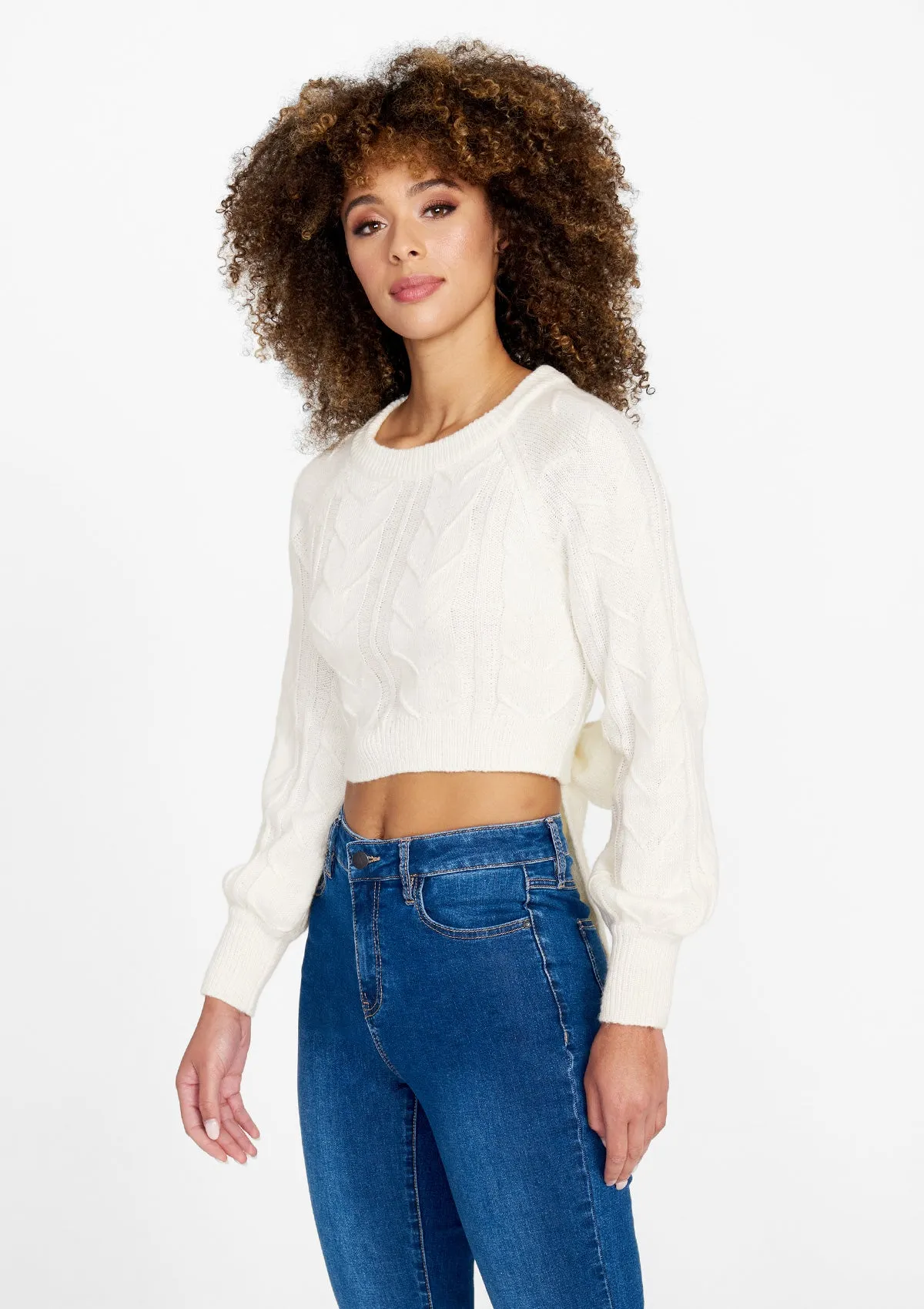 Tall Leah Open Back Sweater
