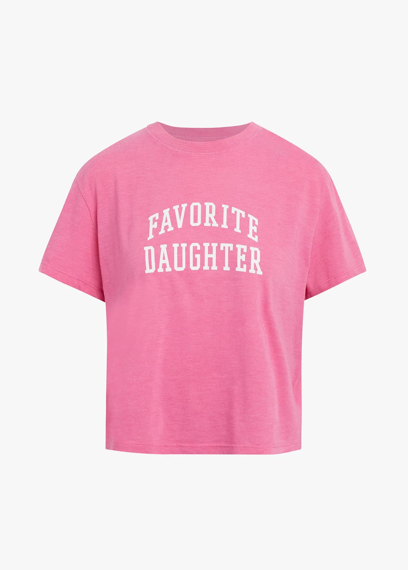 THE CROPPED COLLEGIATE TEE