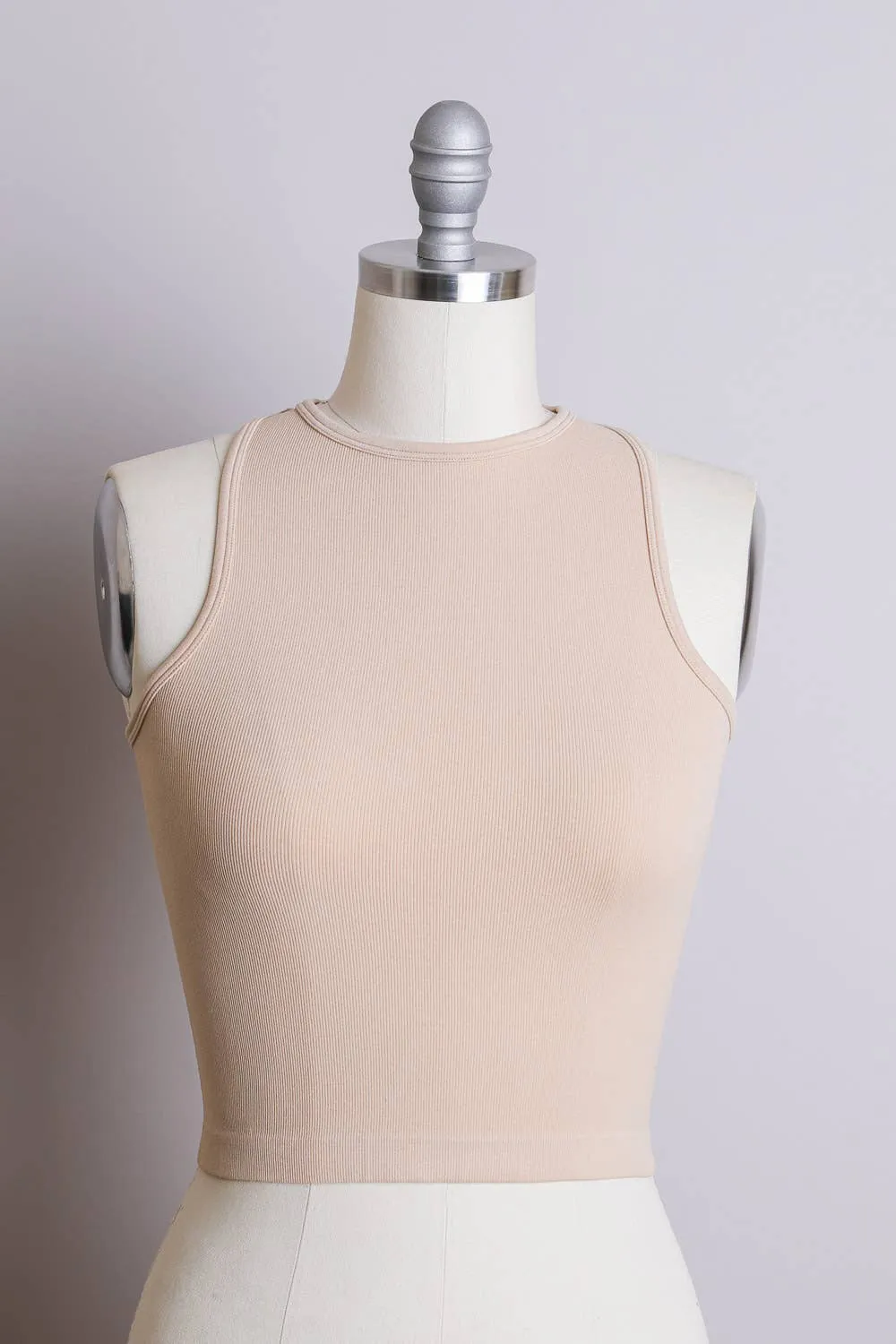 Trendy Cropped Brami with High Neckline 💙