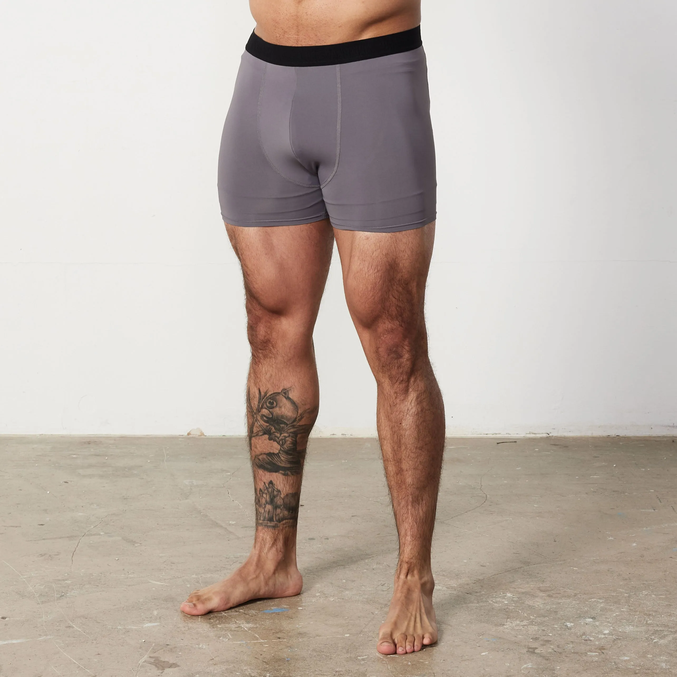 Vanquish Black / Grey 2 Pack Boxers