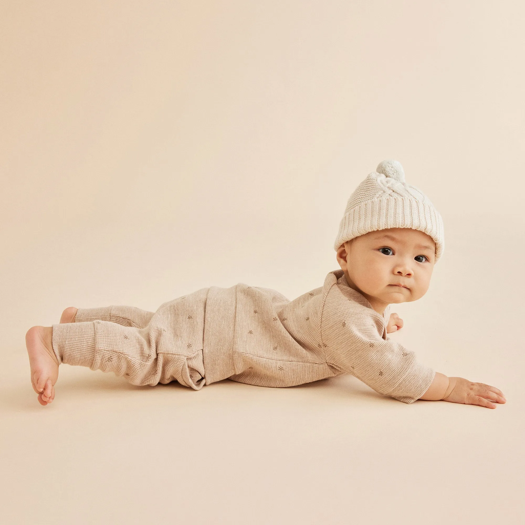 Wilson and Frenchy Organic Waffle Sweat - Leaf