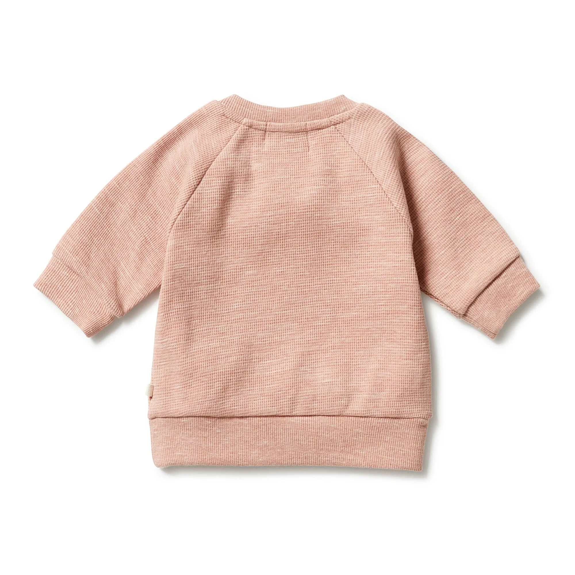Wilson and Frenchy Organic Waffle Sweat - Peach