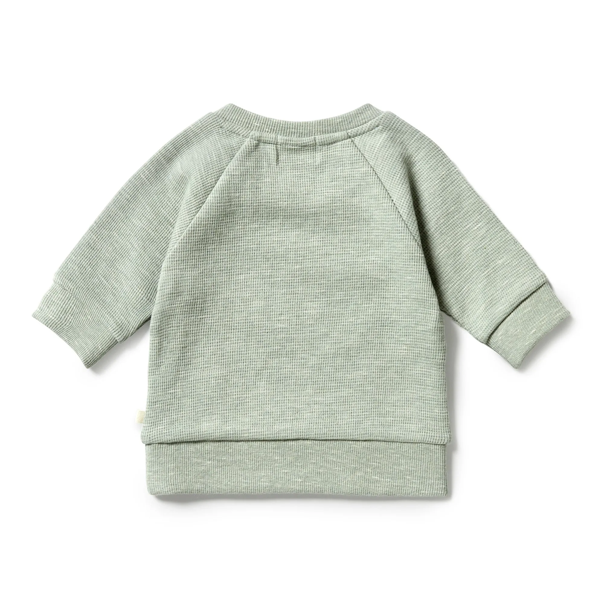 Wilson and Frenchy Organic Waffle Sweat - Sage