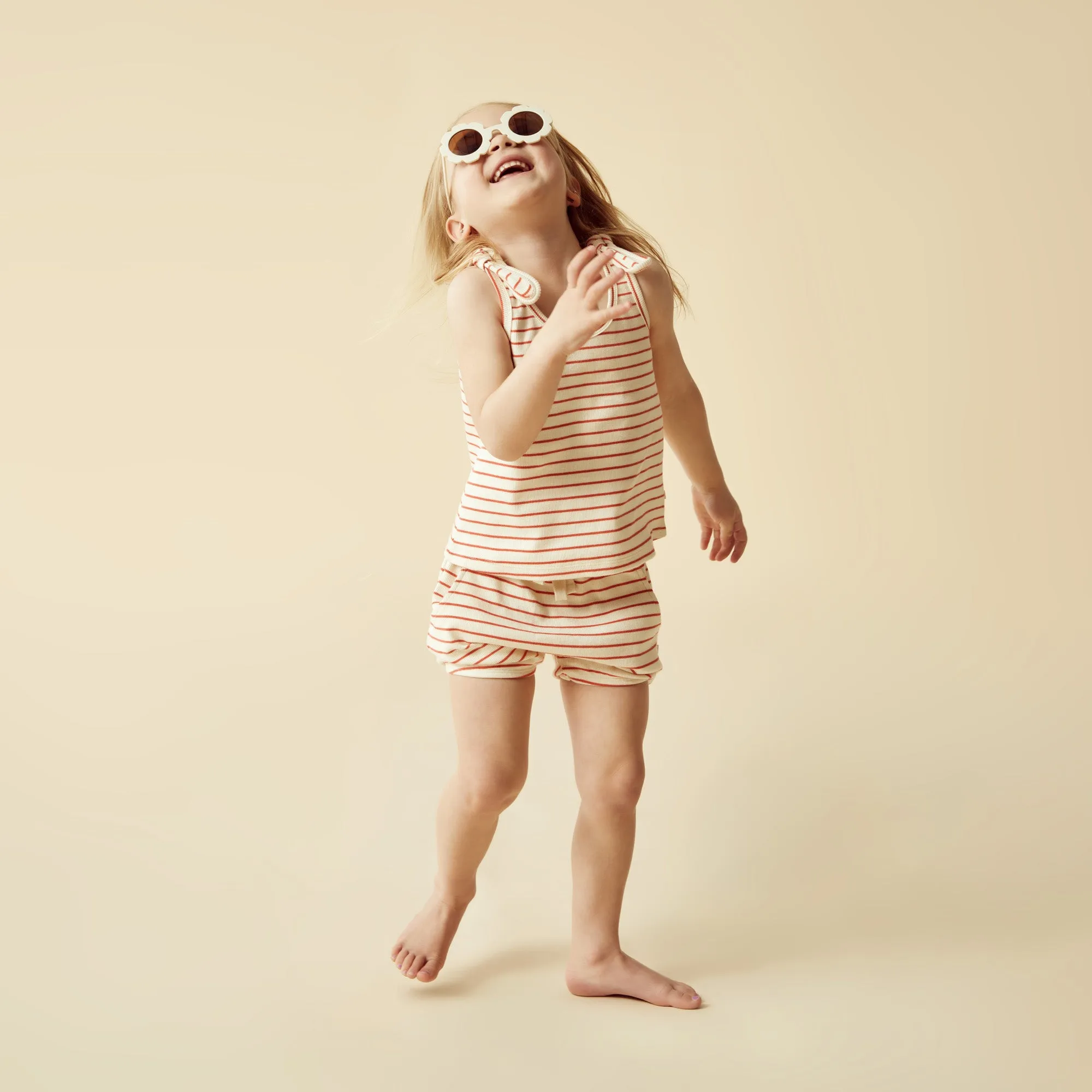Wilson and Frenchy Petit Rouge Organic Tie Singlet