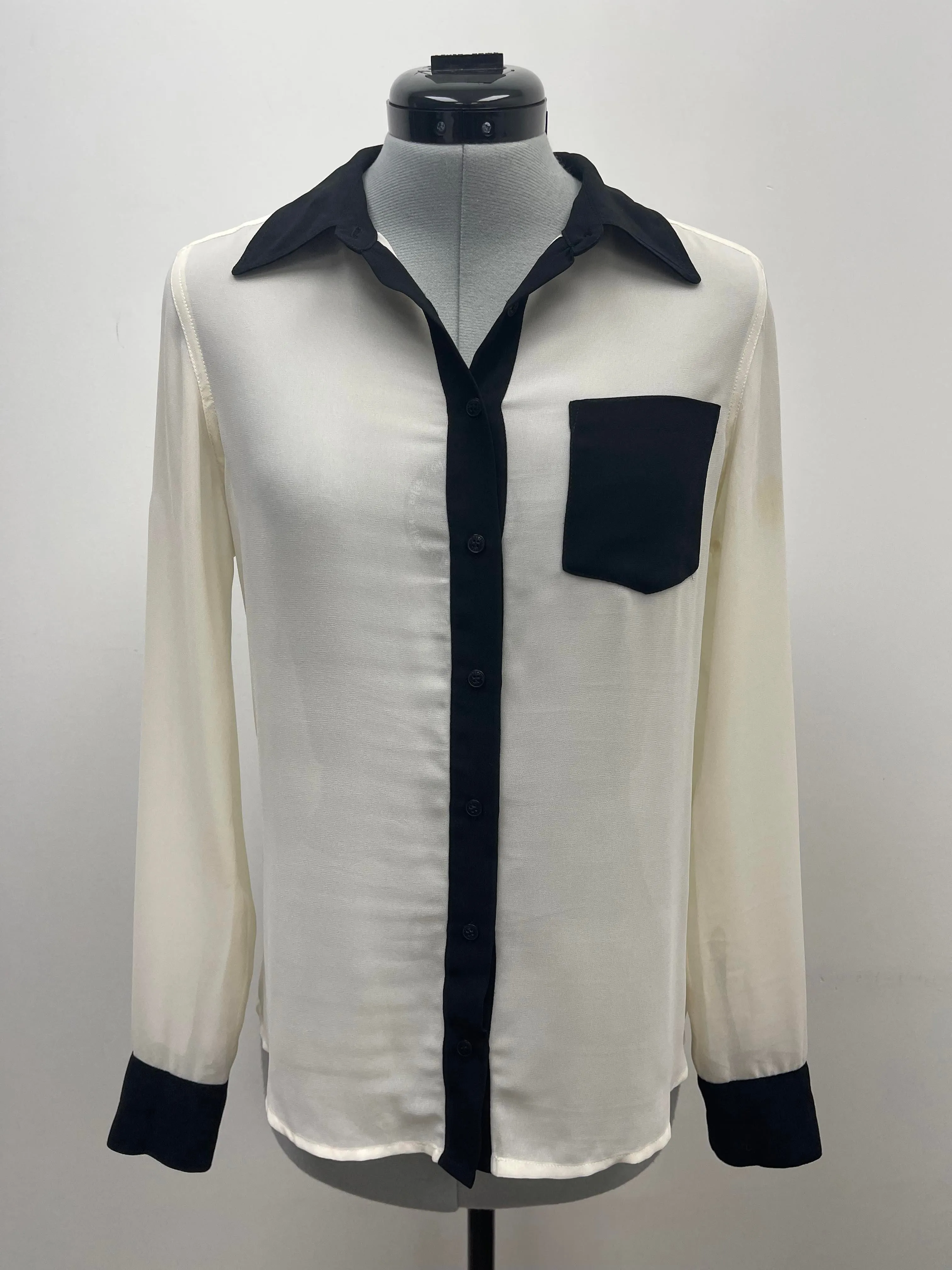 Women's Guess Long Sleeve Blouse, Extra Small